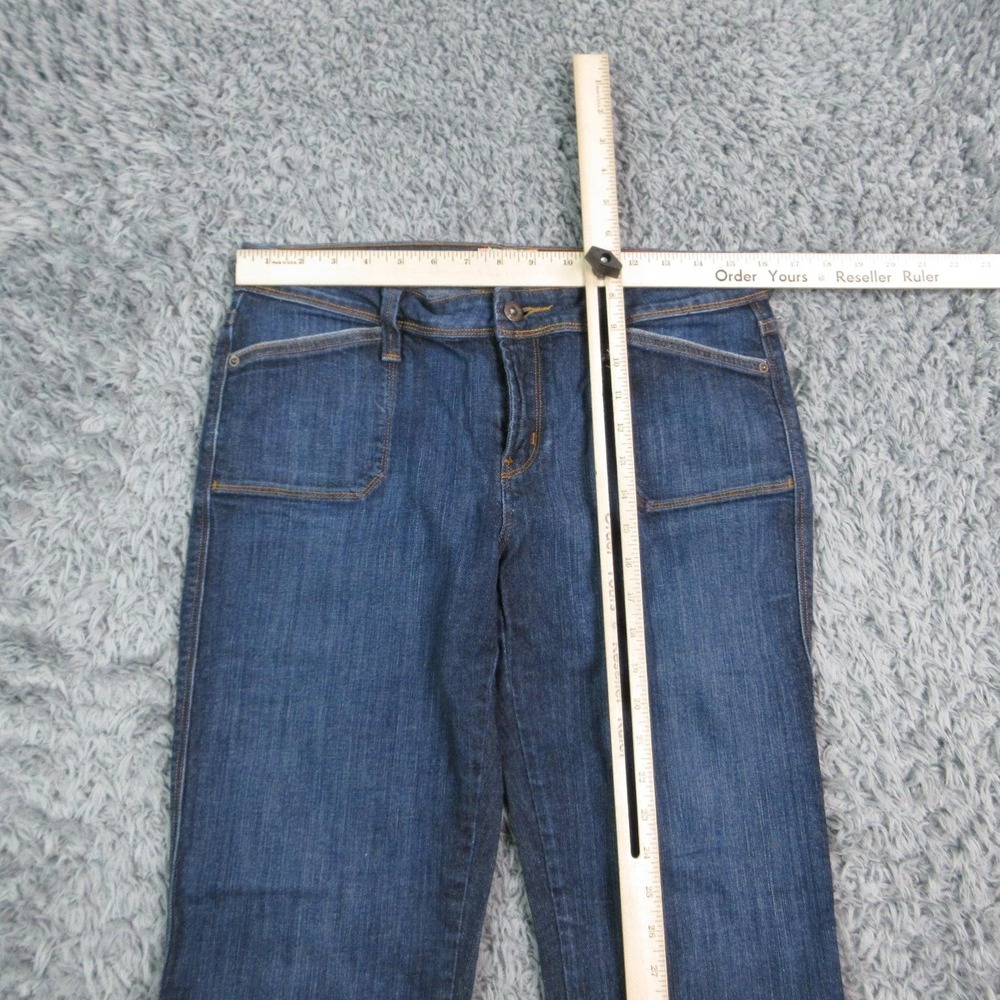 Levi's Jeans Womens 10 Blue 545 Capri Relaxed Stretch Cuffed Mid Rise 32x19.5* - Picture 4 of 16